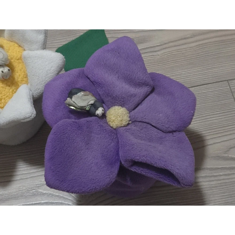 Winning Edge Designs Golf Headcover Lot 3 Flowers /w Bugs Plush Bundle Vintage